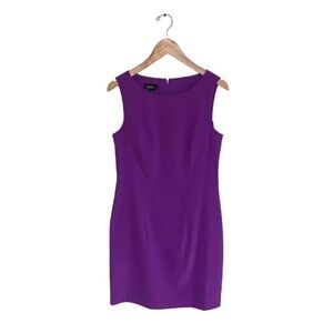 Alyx Dress Women's Size 6 US Purple Grape Mini Sheath Sleeveless High Neck